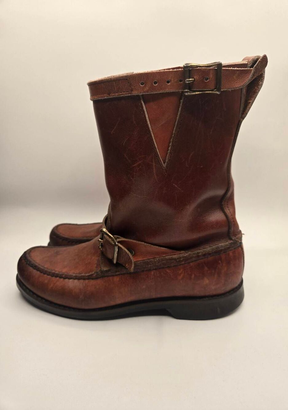 Vtg 80s Gokey Snake Proof Boots Size 7.5 Hunting - Picture 5 of 9